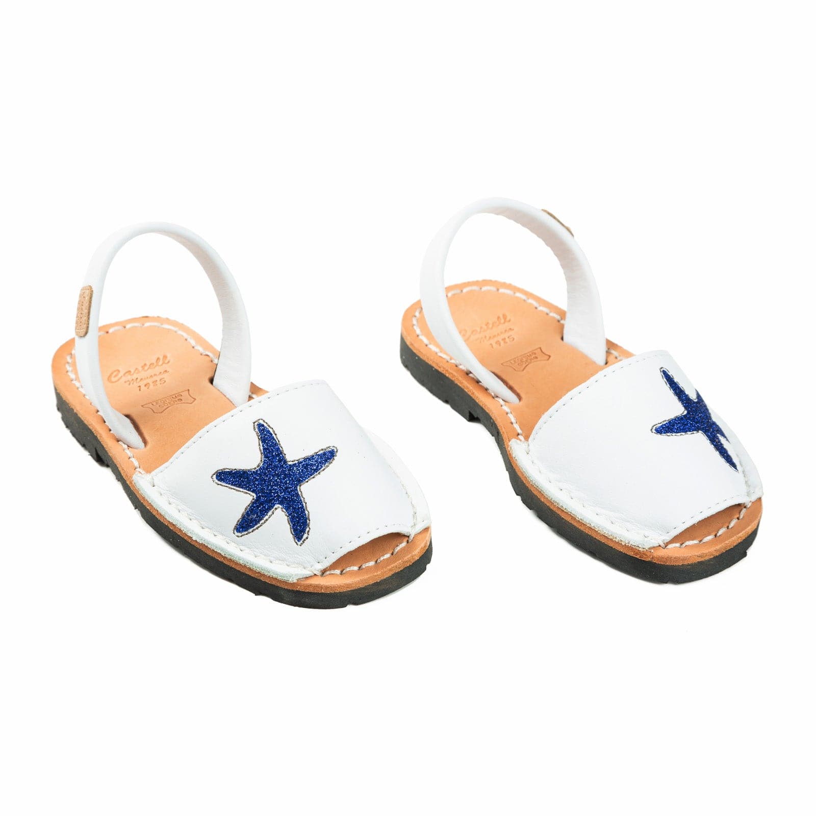 Kids' Leather Menorcan Sandal – Open Toe – Iker 1929