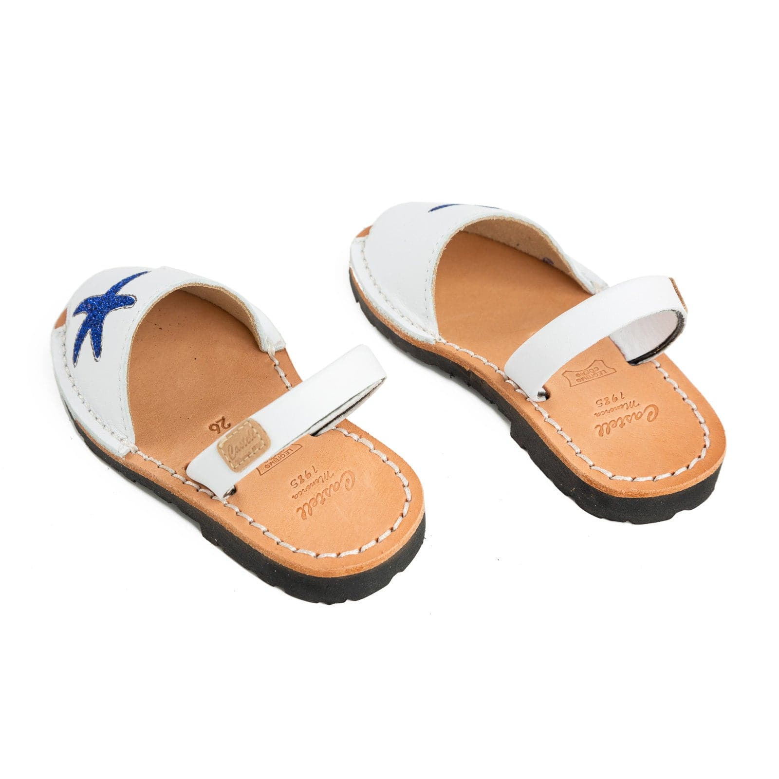 Kids' Leather Menorcan Sandal – Open Toe – Iker 1929