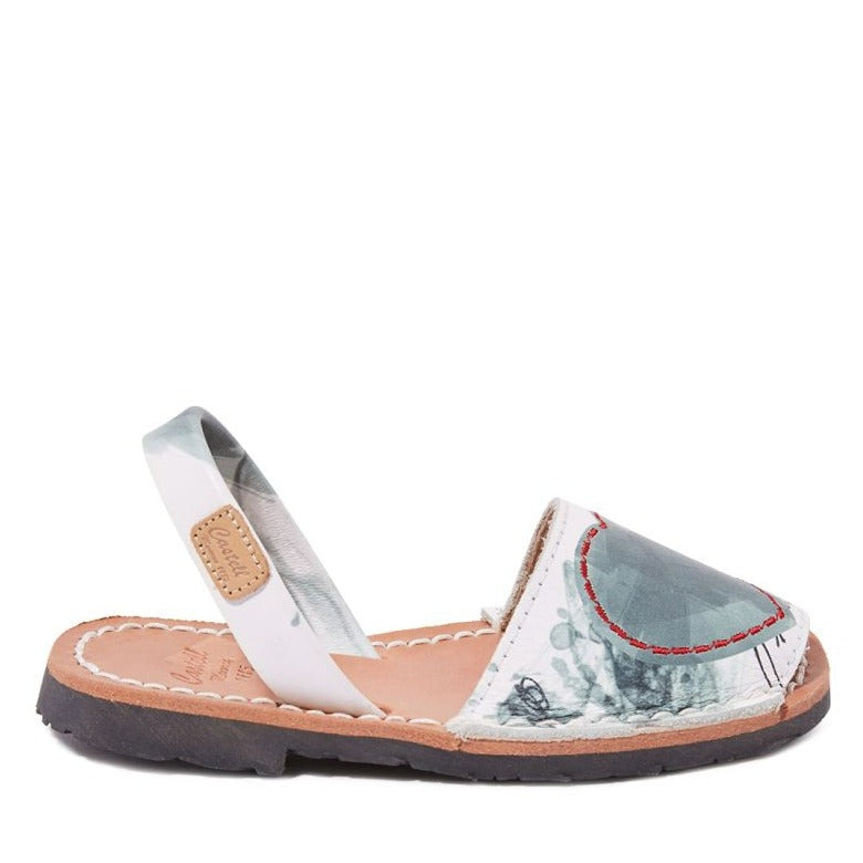 Kids' Leather Open Toe Menorcan Sandals - Iker 1601 - Shop Now