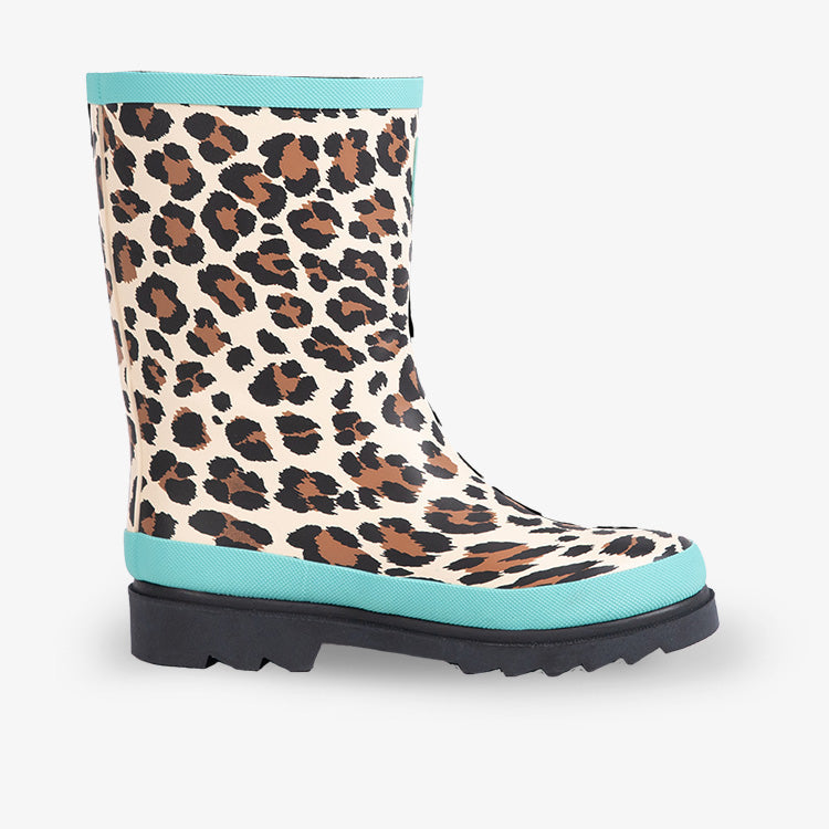 Kids Rain Boots - Leopard Pattern by Gator Waders