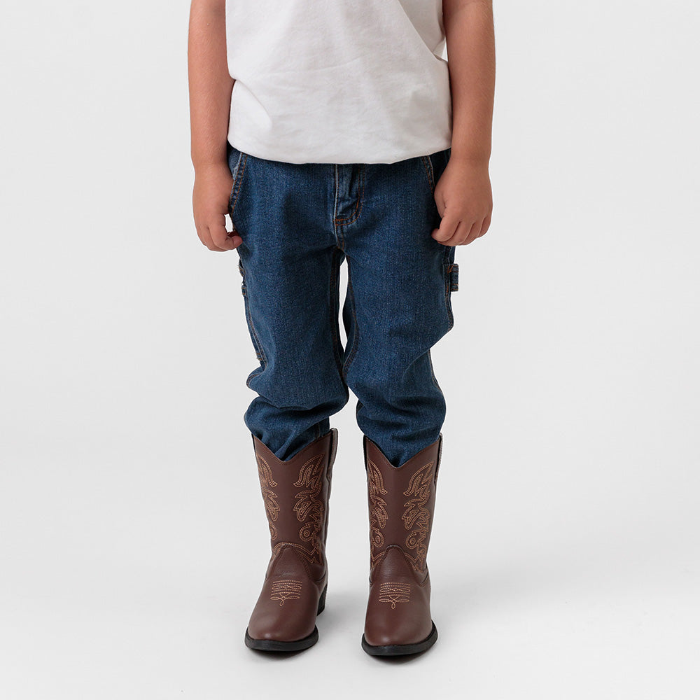 Kids' Ranch in Dark Brown - Children's Ranch with Dark Brown Design