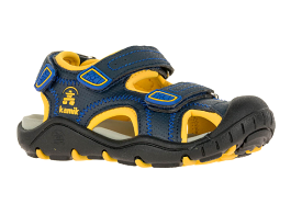 Kids Seaturtle2 Navy/Citrus Sandals by Kamik