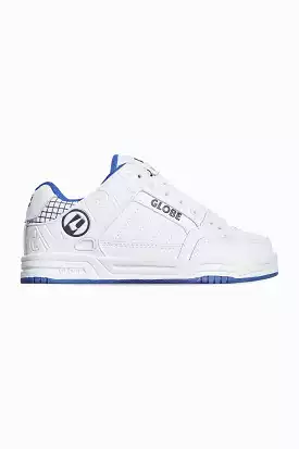 Kids Skate Shoes (White/Cobalt) - Tilt Collection