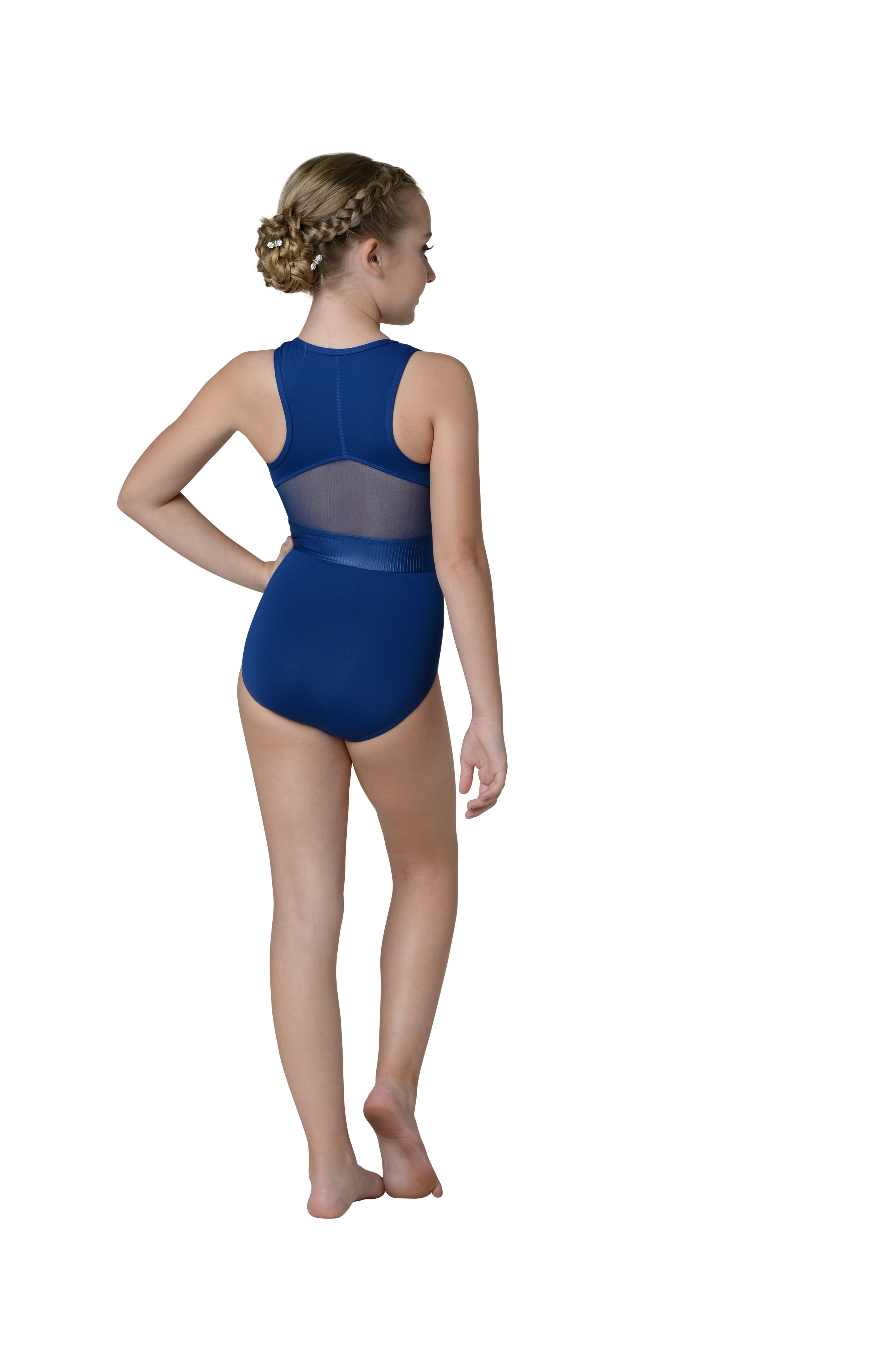 Kinsley Zip Front Leotard for Kids.