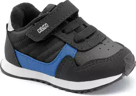 Klin Black Tennis Sneaker with Royal accents