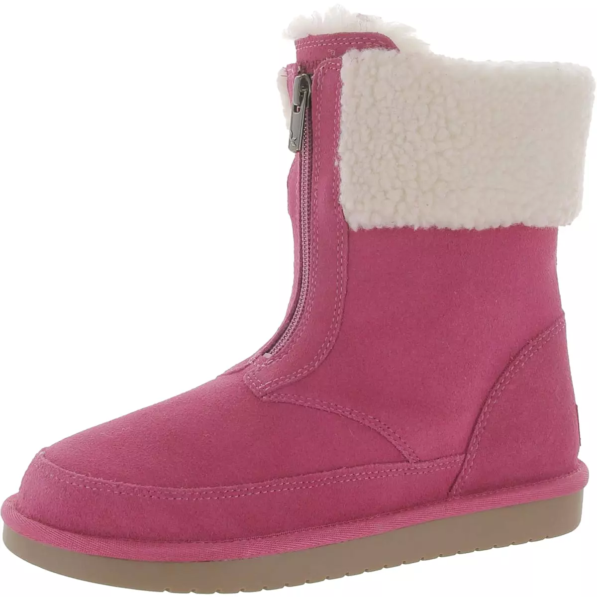 Koolaburra Girls Short Suede Snow Boots