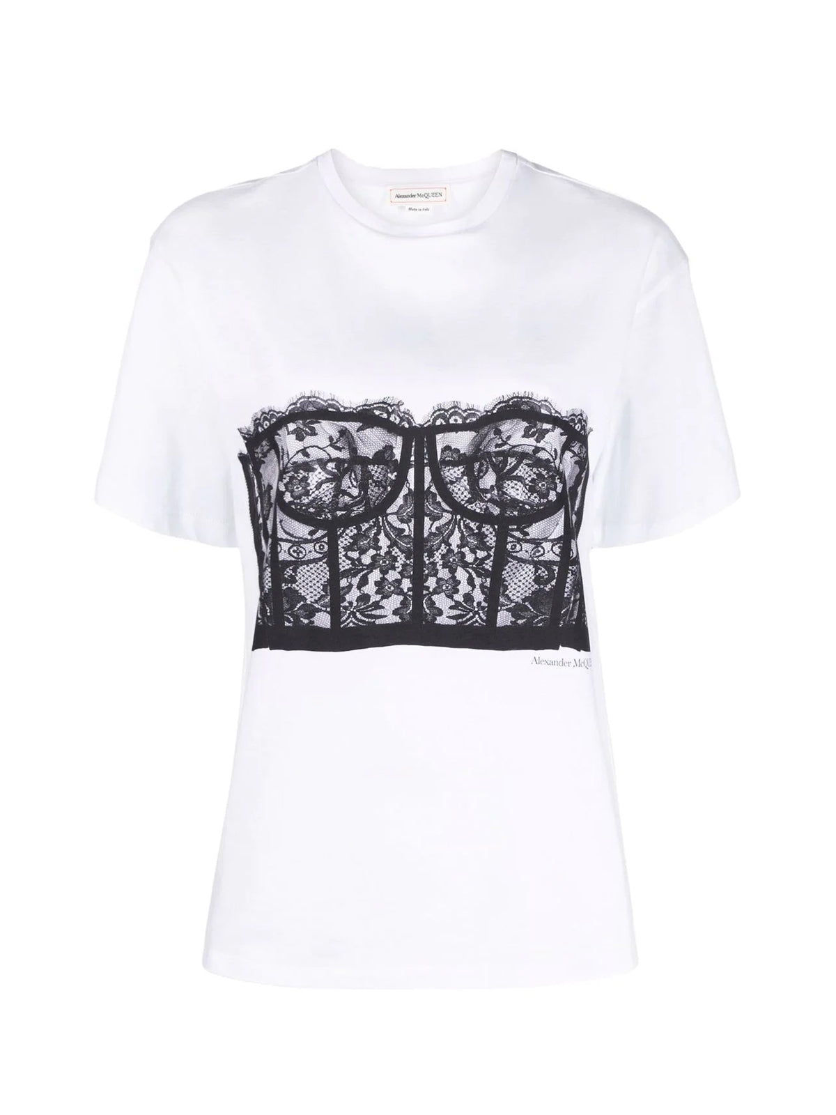 Lace corset tee