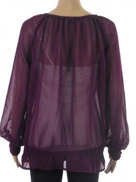 Ladies berry print chiffon tunic top - Debenhams