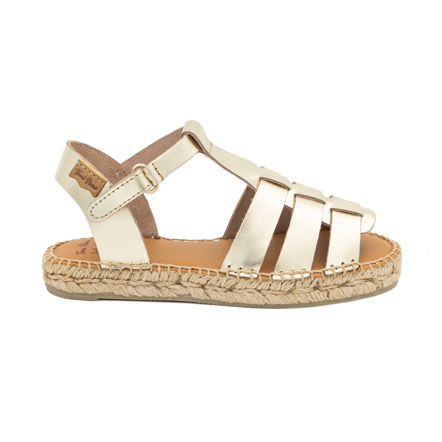 Leather Kids' Espadrille Shoes - Elma