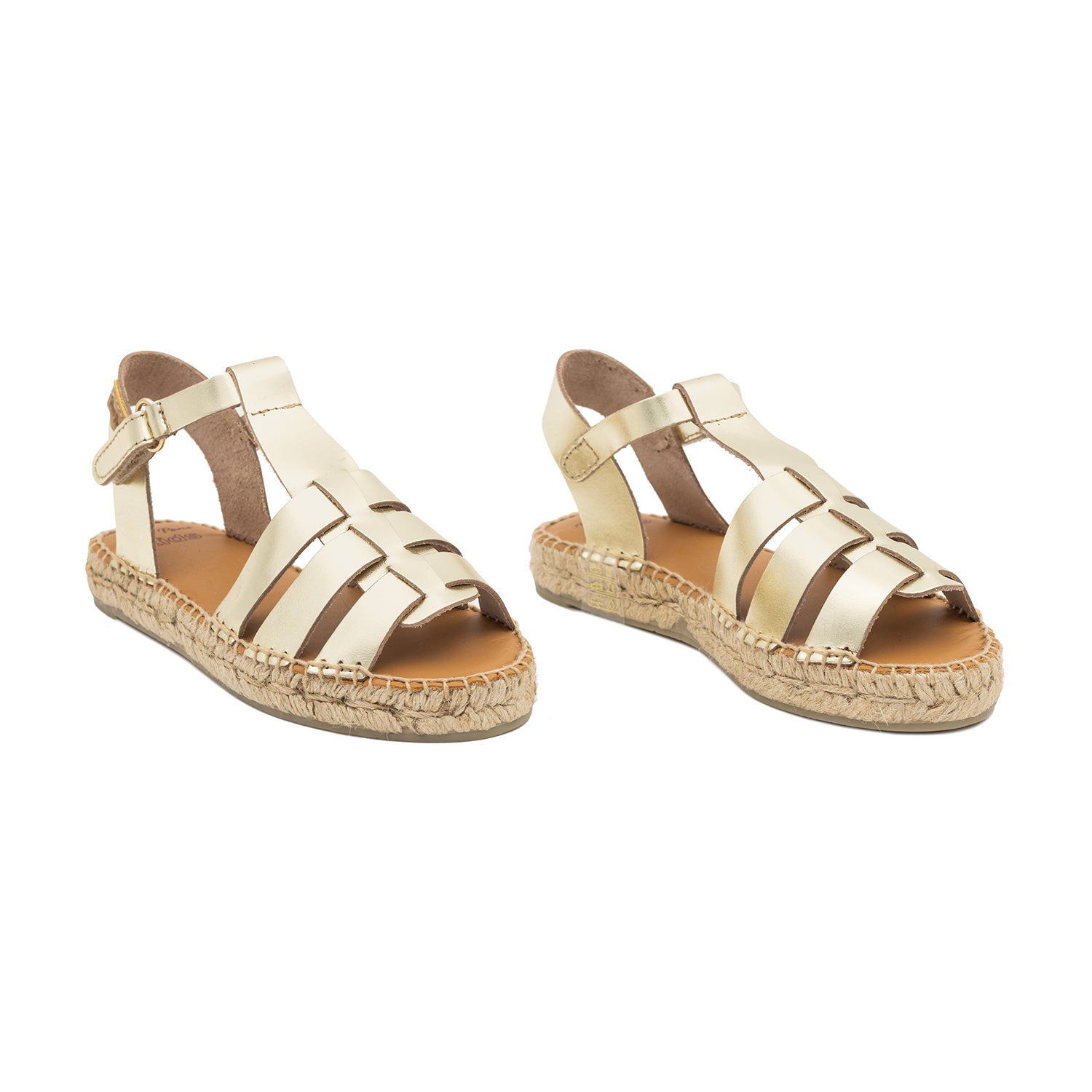 Leather Kids' Espadrille Shoes - Elma