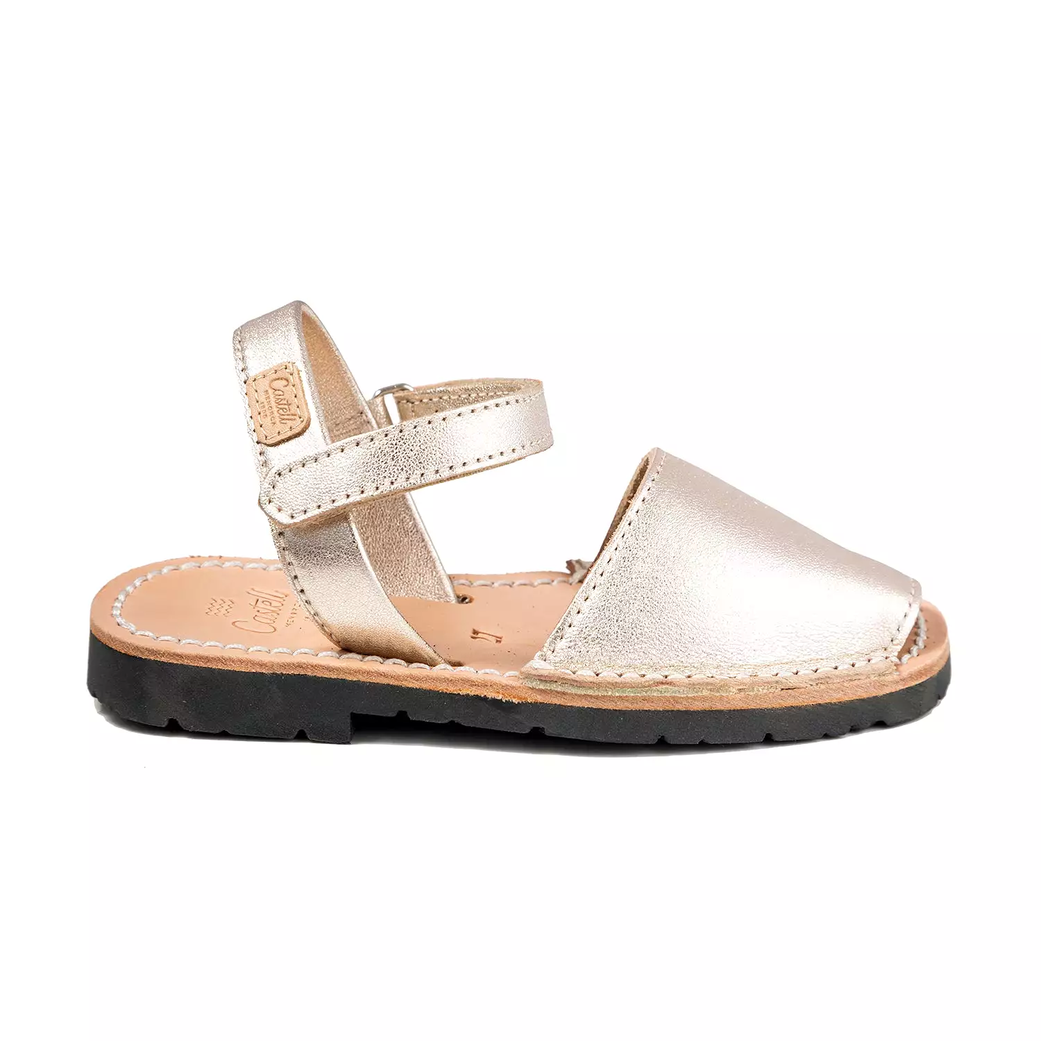 Leather Menorcan Sandal - Iker 1002 Metallic