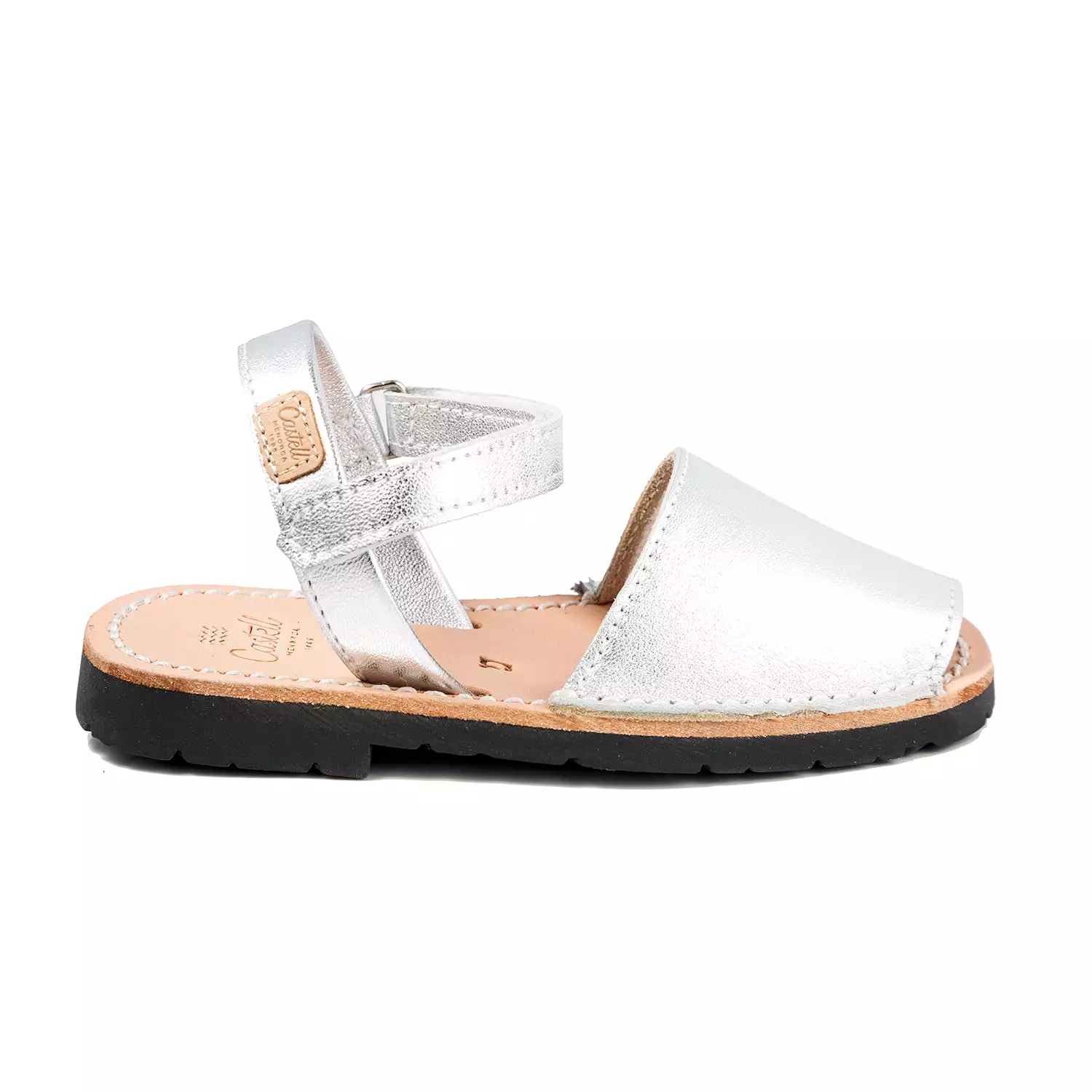 Leather Menorcan Sandal - Iker 1002 Metallic