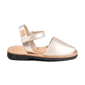 Leather Menorcan Sandal - Iker 1002 Metallic