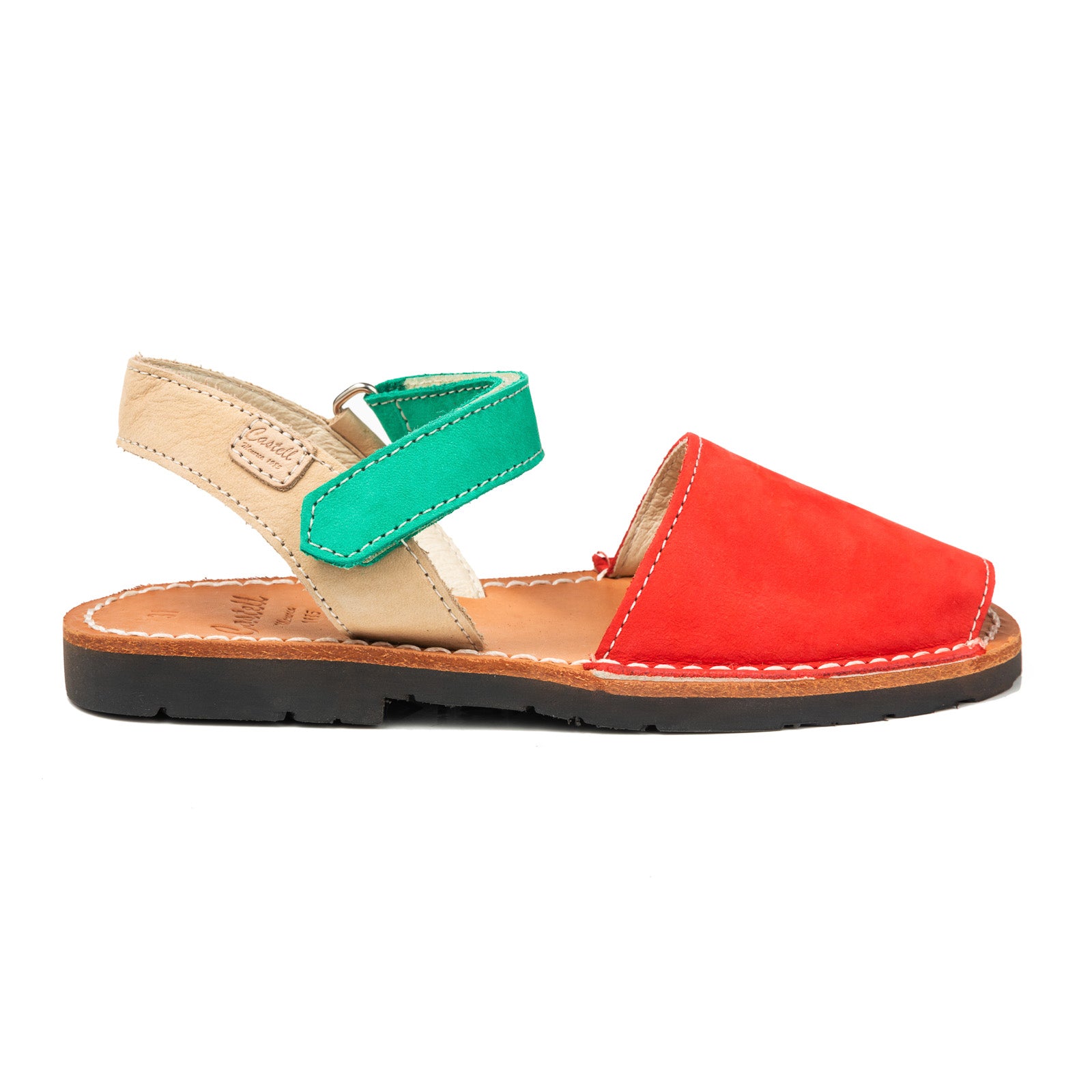 Leather Open Toe Unisex Menorcan Sandal - Iker 1002