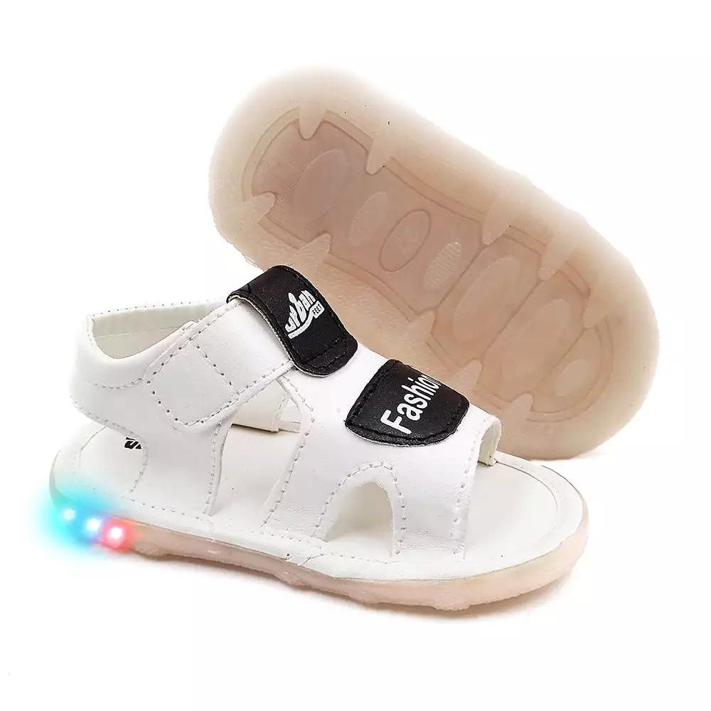 LED Floaters Sandals Combo - Black & White (2 Pack)