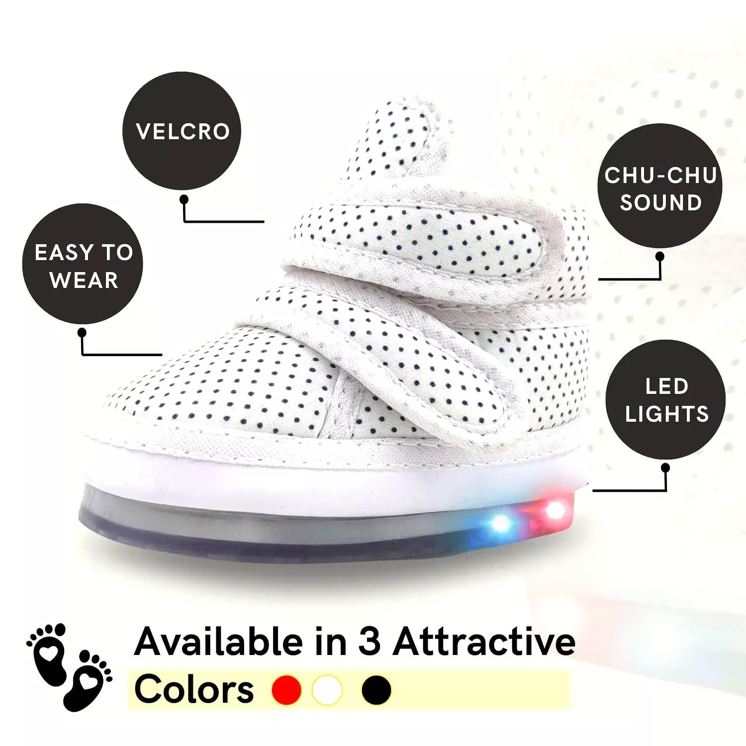 LED Light-Up Boots with Sound - Chu Chu