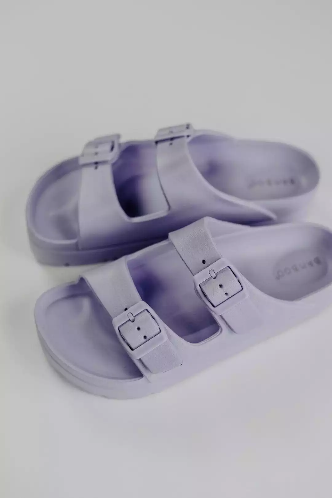 Lilac Dual Strap Sandals