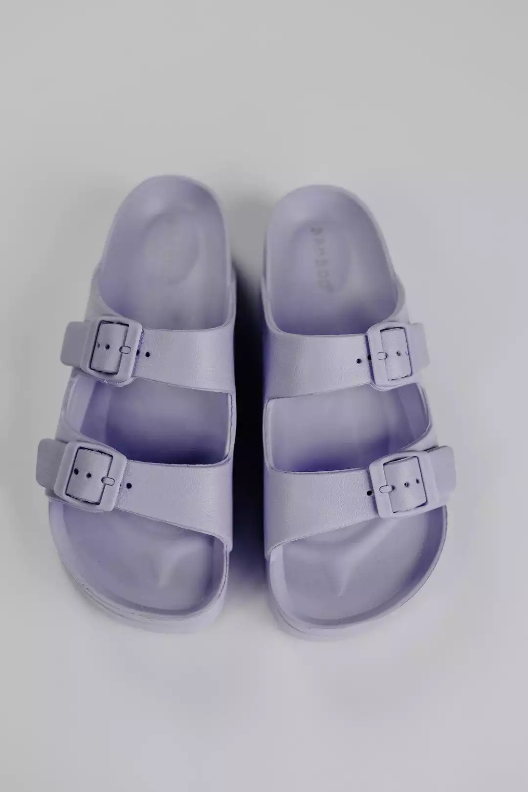 Lilac Dual Strap Sandals