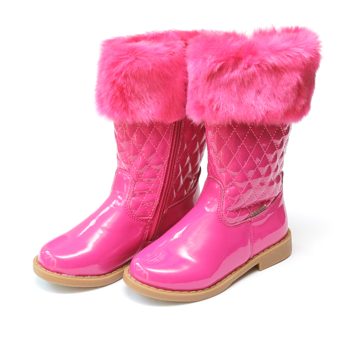 Lina Tall Boot with Faux Fur Cuffs