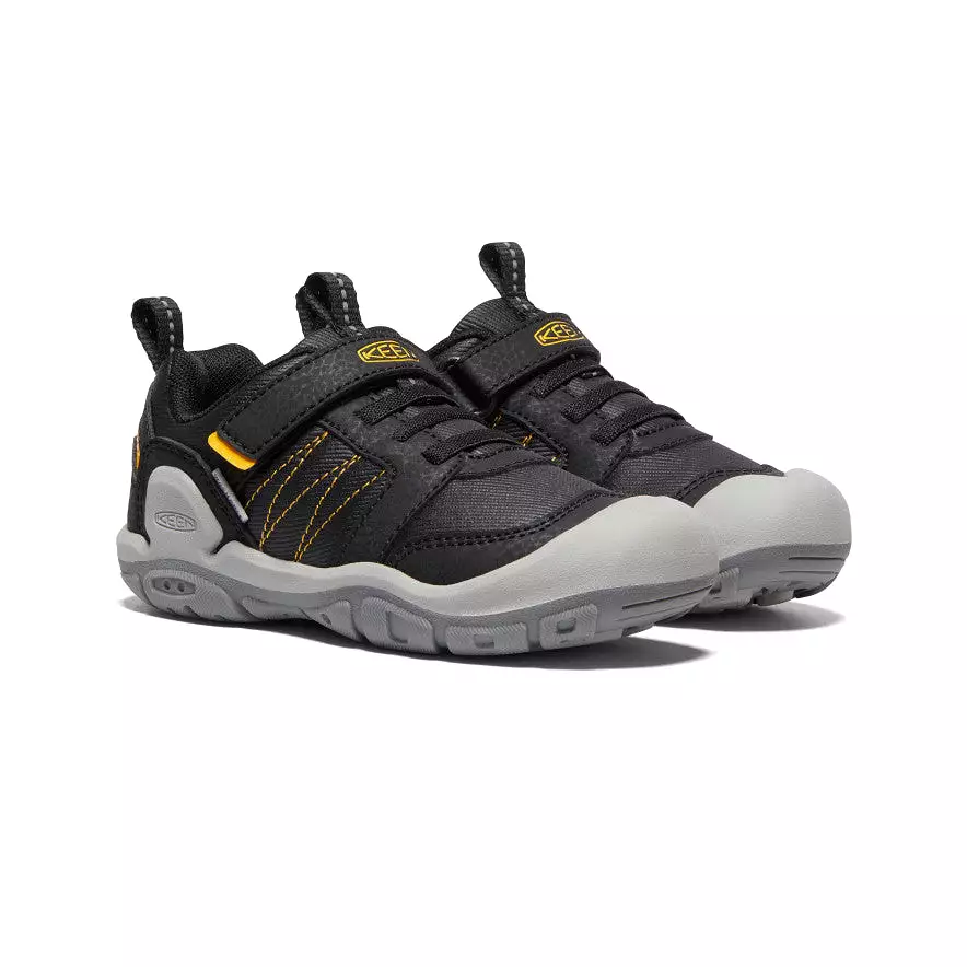 Little Kids' Knotch Peak Sneaker Black Yellow - Google Search