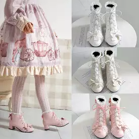 Lolita Bow Boots 12799