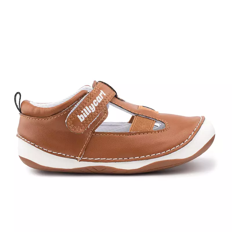 London wide tan sandals for babies and toddlers.