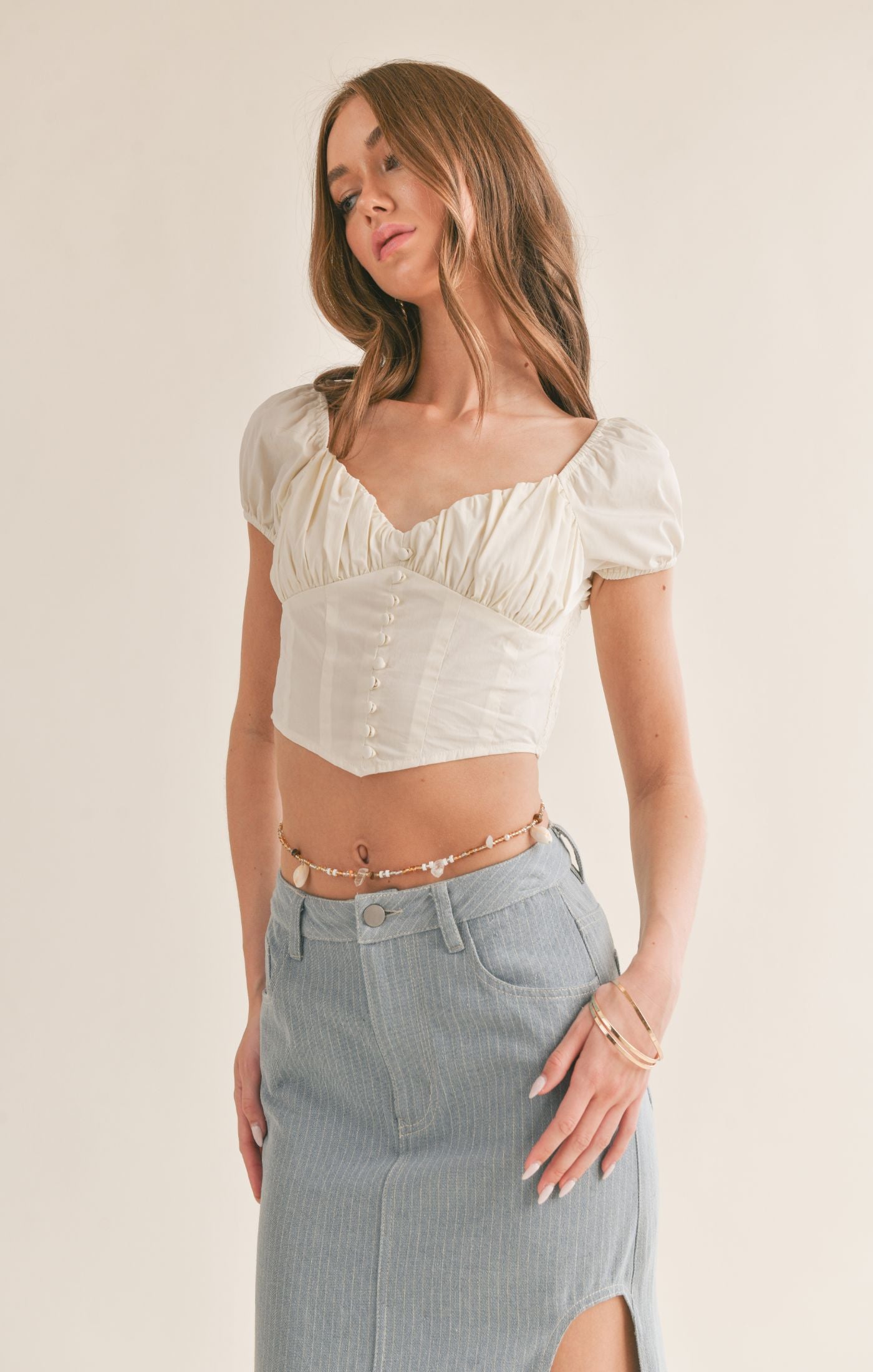 Love Story Corset Crop Top