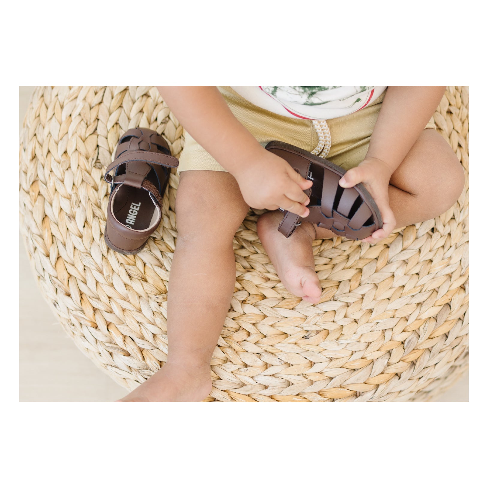 Mack Baby Leather Fisherman Sandal