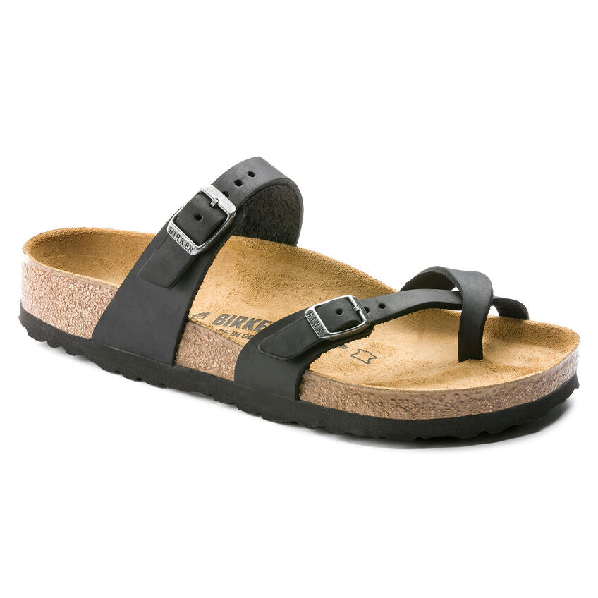 Mayari - Black Leather Sandals