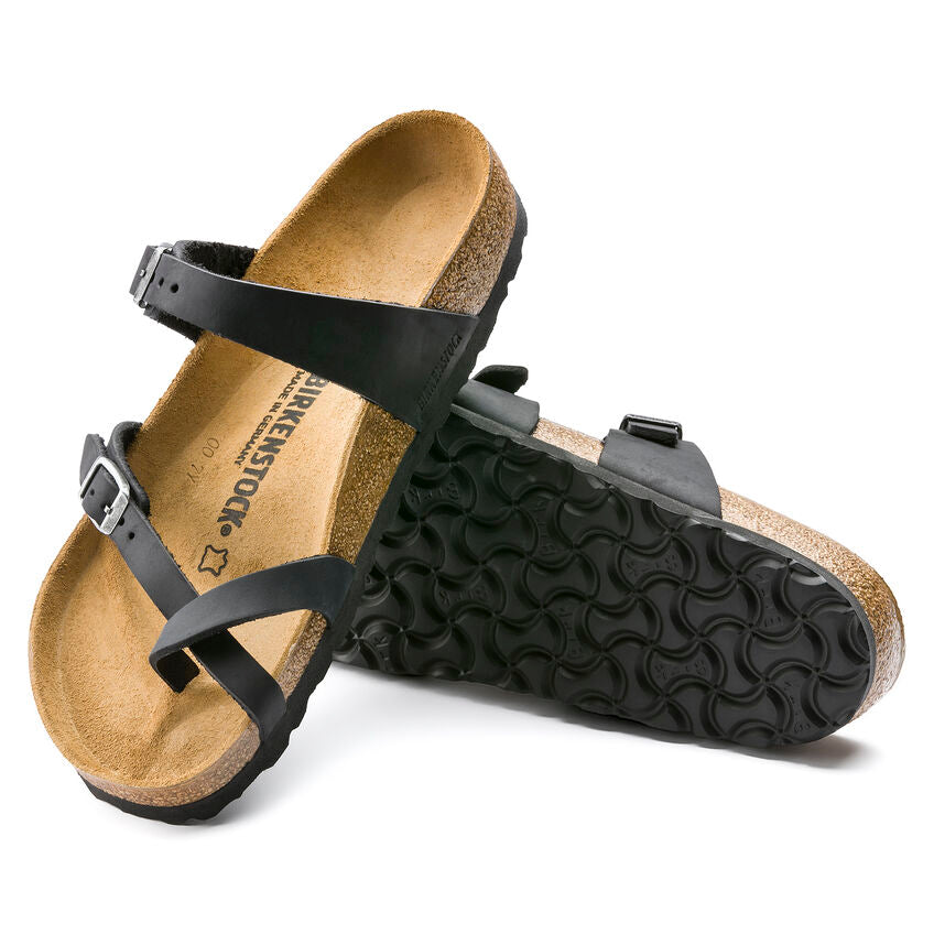 Mayari - Black Leather Sandals