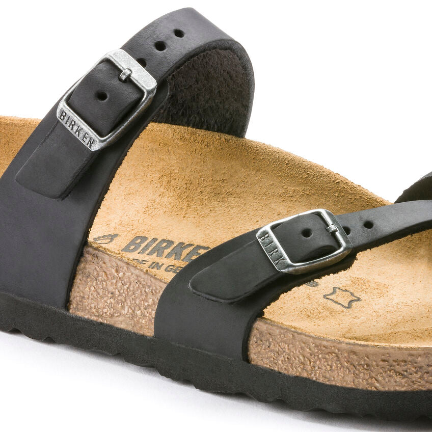 Mayari - Black Leather Sandals