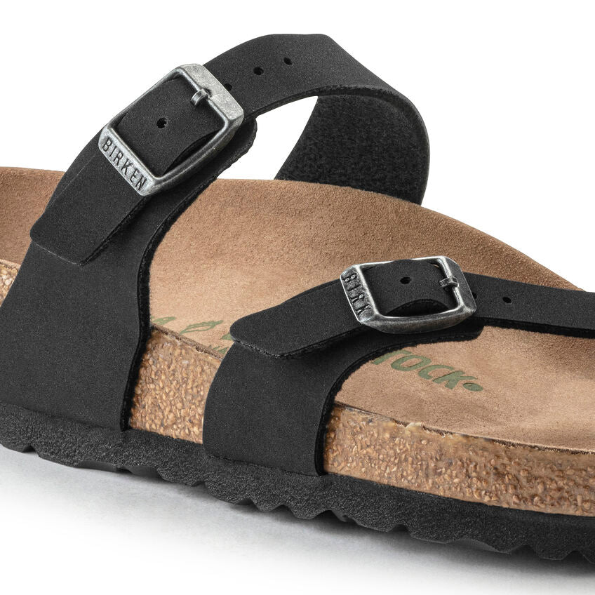 Mayari Vegan Black Birko-Flor Sandals