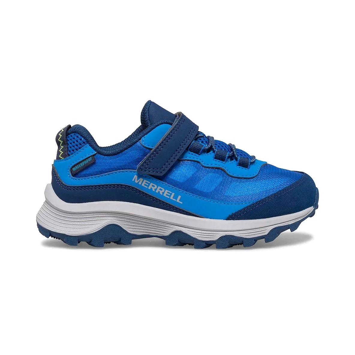 Merrell Boy's GS Moab Speed Blue Waterproof