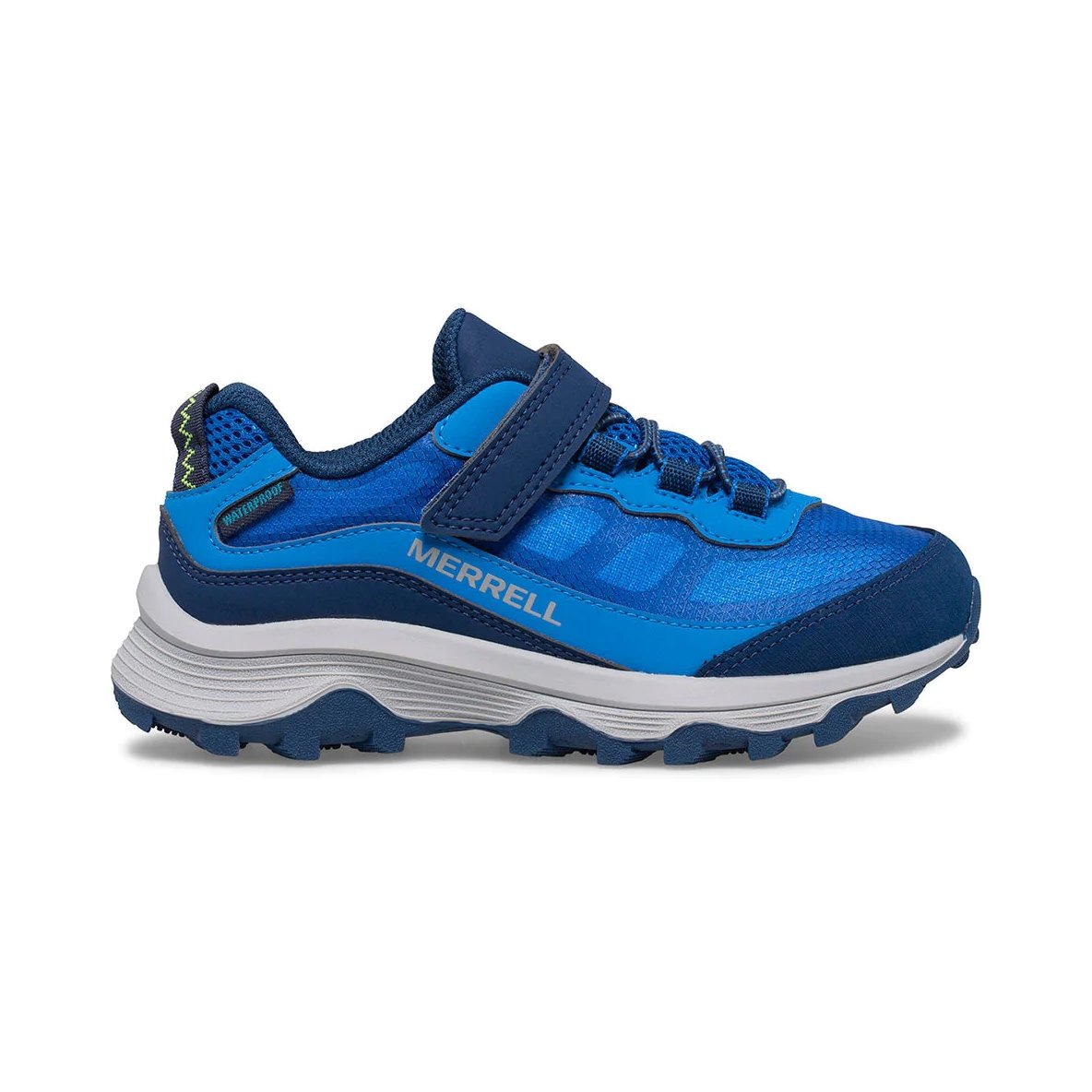 Merrell Boys GS Moab Speed Low Blue Waterproof