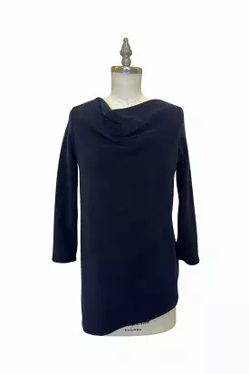 Midnight Terry 3/4 Sleeve Trapezoid Tunic - On Sale Now!