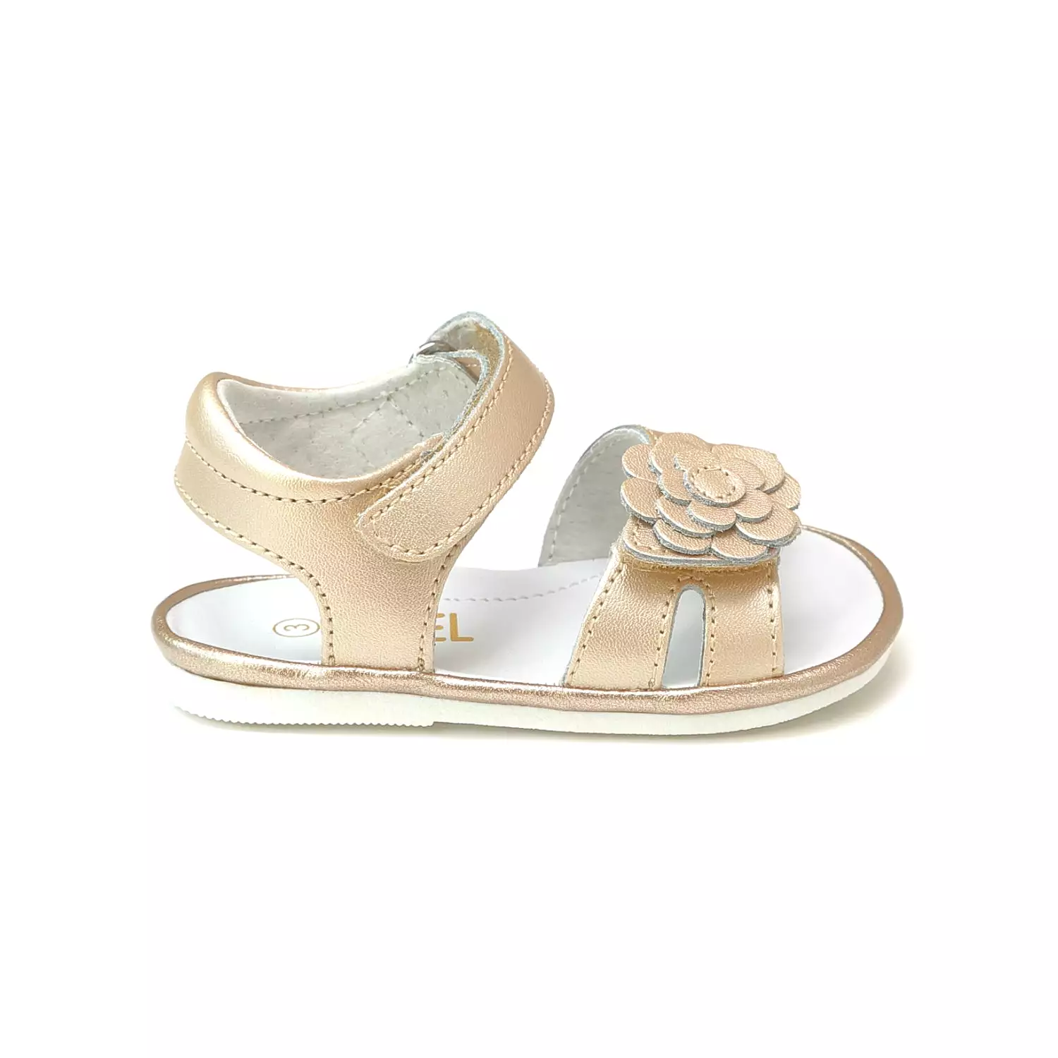 Mila Baby Sandal - Flower Cutout Design