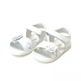 Mila Baby Sandal with Flower Cutout