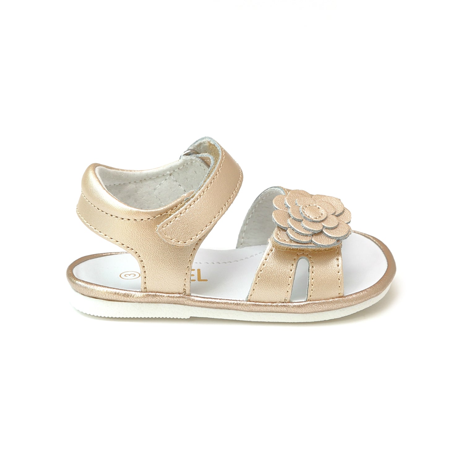 Mila Baby Sandal with Flower Cutout