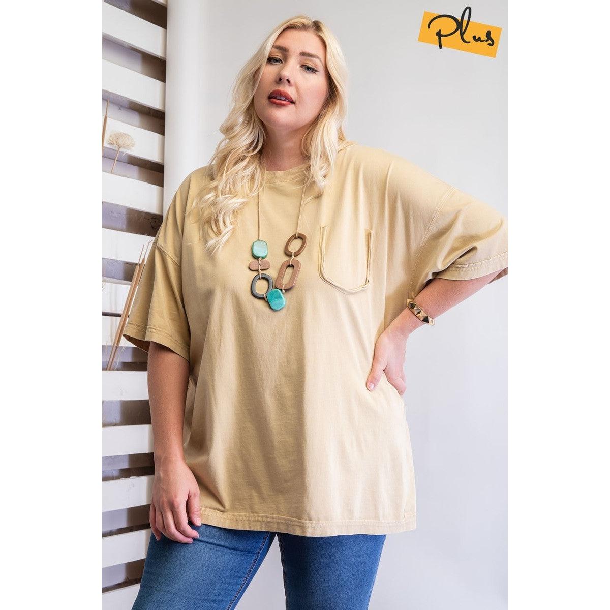 Mineral Washed Cotton Boxy Tunic