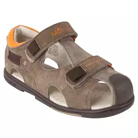 Momo Grow Leather Sandals for Toddlers and Little Boys with Double Straps