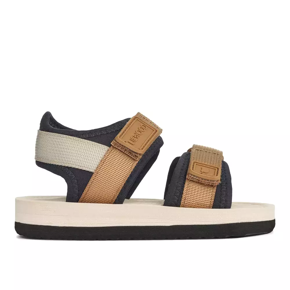 Monty Sandals - Golden Caramel mix