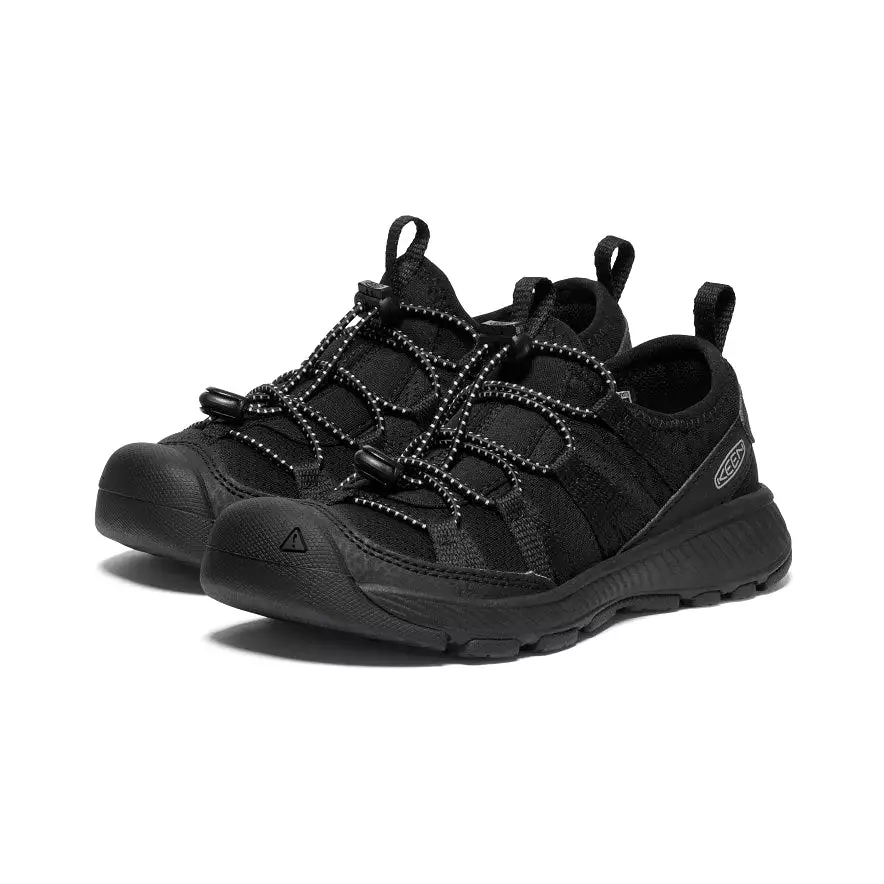 Motozoa Sneaker for Little Kids | Black/Black