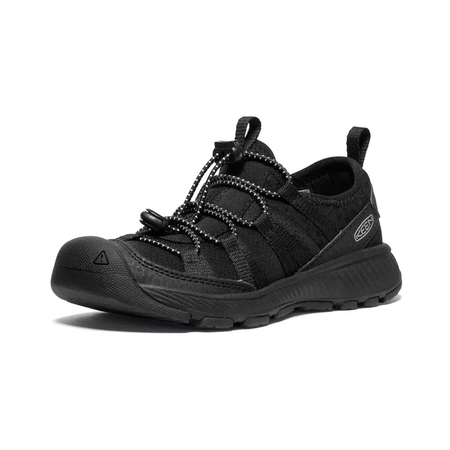 Motozoa Sneaker for Little Kids | Black/Black