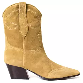 Mubina Women's Suede Western Boot - result: Women's Western Boot - Suede Material