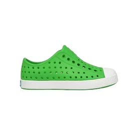 Native Jefferson Toddler Green: trendy kids shoes, Jefferson Green, comfortable footwear, stylish toddler shoes, children's shoe