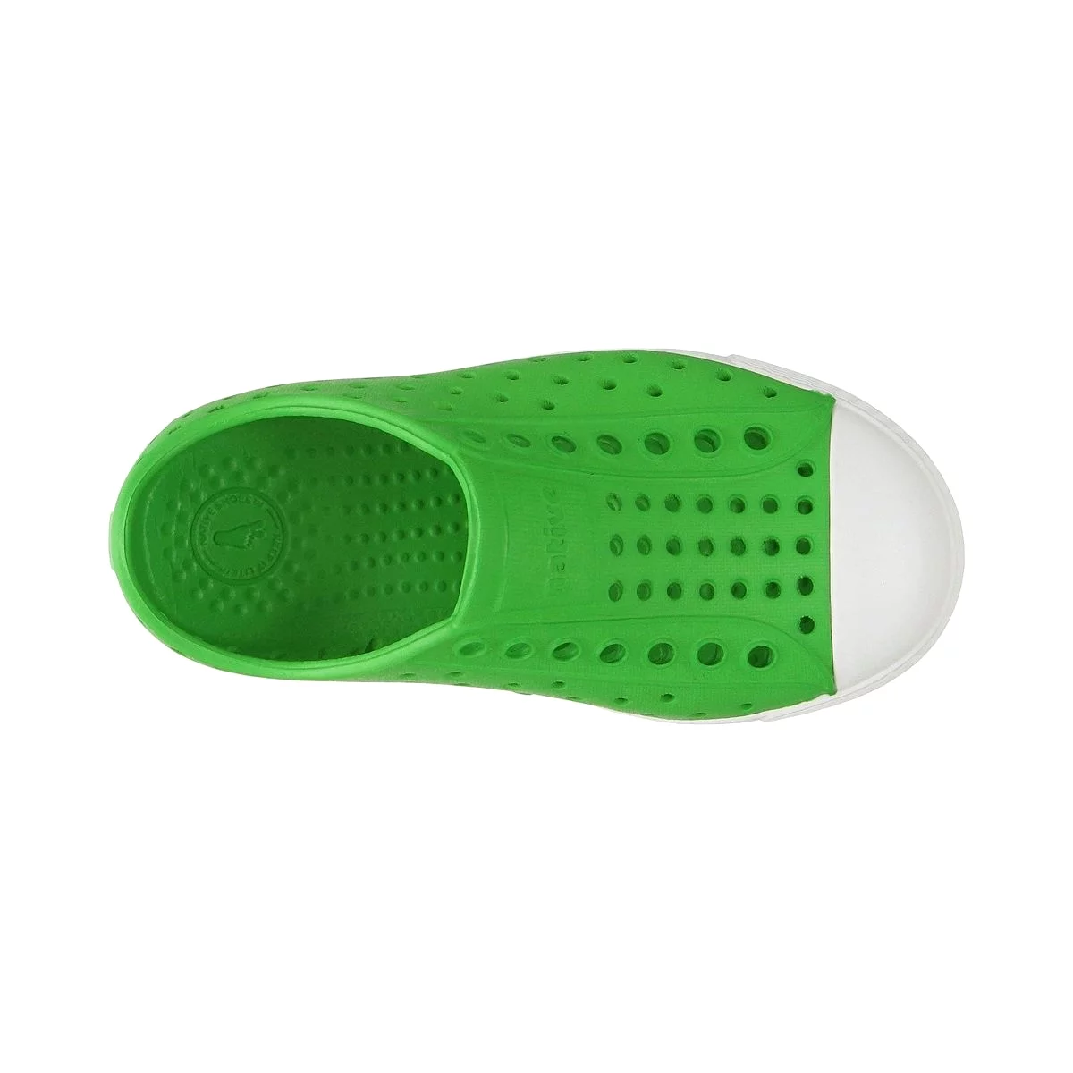 Native Jefferson Toddler Green: trendy kids shoes, Jefferson Green, comfortable footwear, stylish toddler shoes, children's shoe