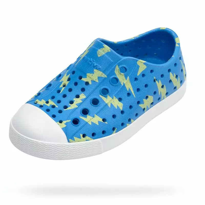 Native Shoes Blue/Celery Lightning Jefferson Shoe for Toddlers