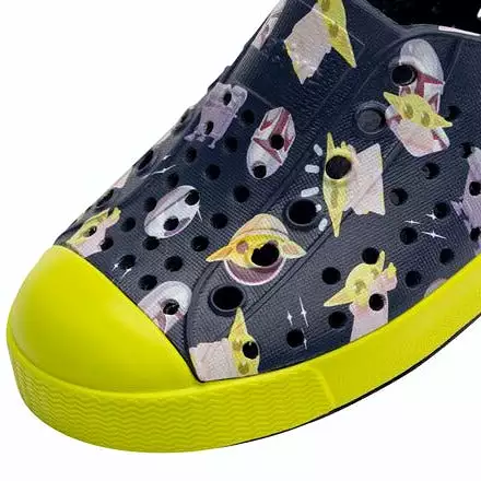 Native Shoes Jefferson Star Wars Print Shoe - Regatta Blue/Chartreuse Green/Mando AOP