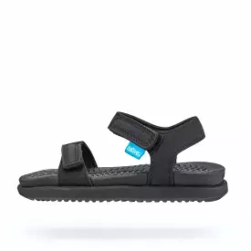 Native Shoes Jiffy Black Kids Sugarlite Charley Sandal