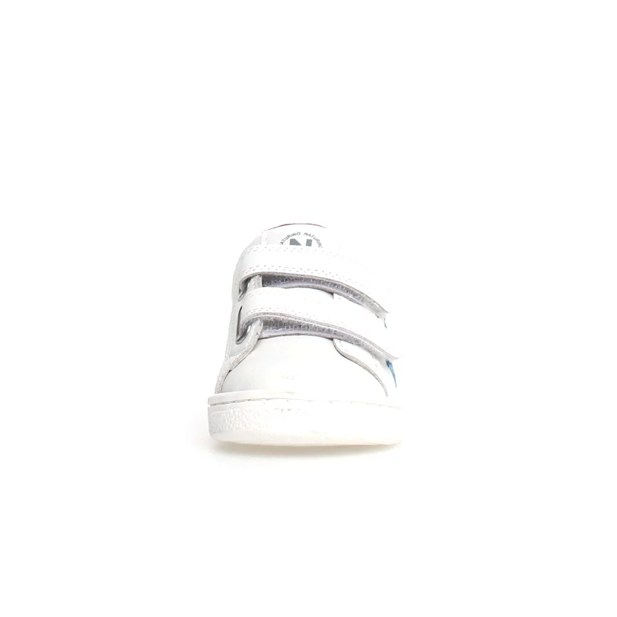 Naturino Boys Pinn White Leather Blue Star Shoes + Sizes 27-32.